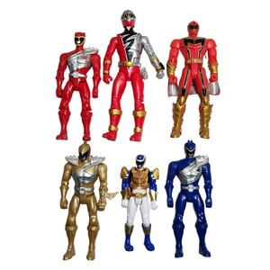 Power Rangers Action Figures Dino Charge, Lightning, Mega Force Loose Pre-owned